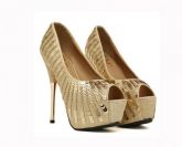 Peep Toe com Lantejoulas